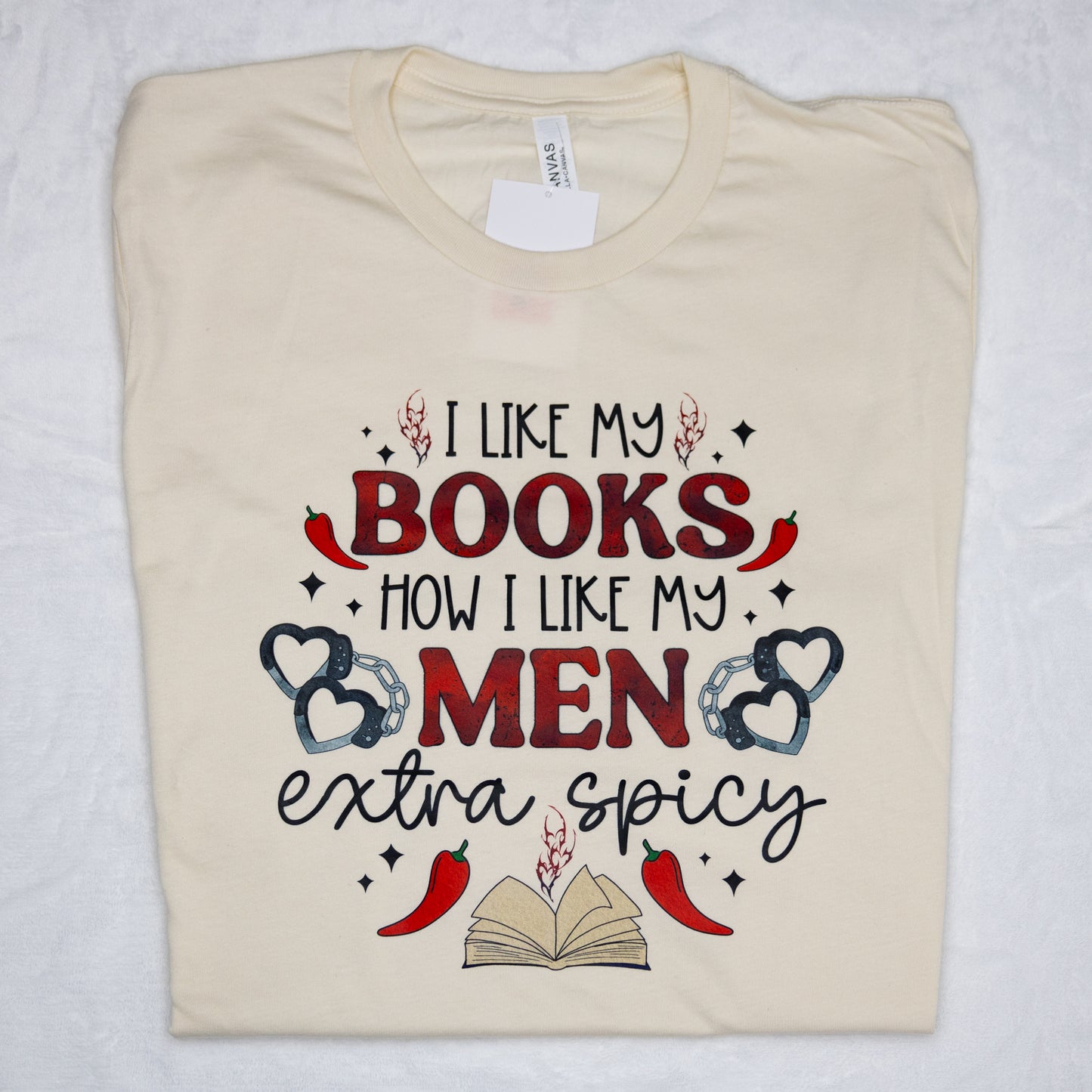 I LIKE MY MEN SPICY LIKE MY BOOKS